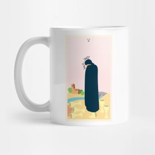 Five of cups Mug